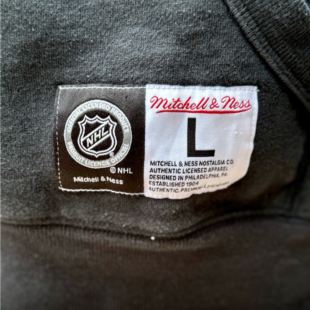 Mitchell Ness LA Kings Hoodie Large Black 80% Cotton 2023 NHL Nostalgia Co - Picture 4 of 10